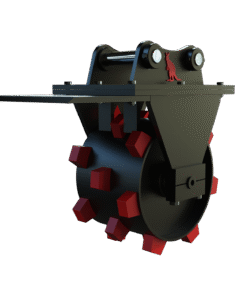 Backhoe Compaction Wheel (Drum Style)