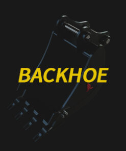 Backhoe excavator attachments