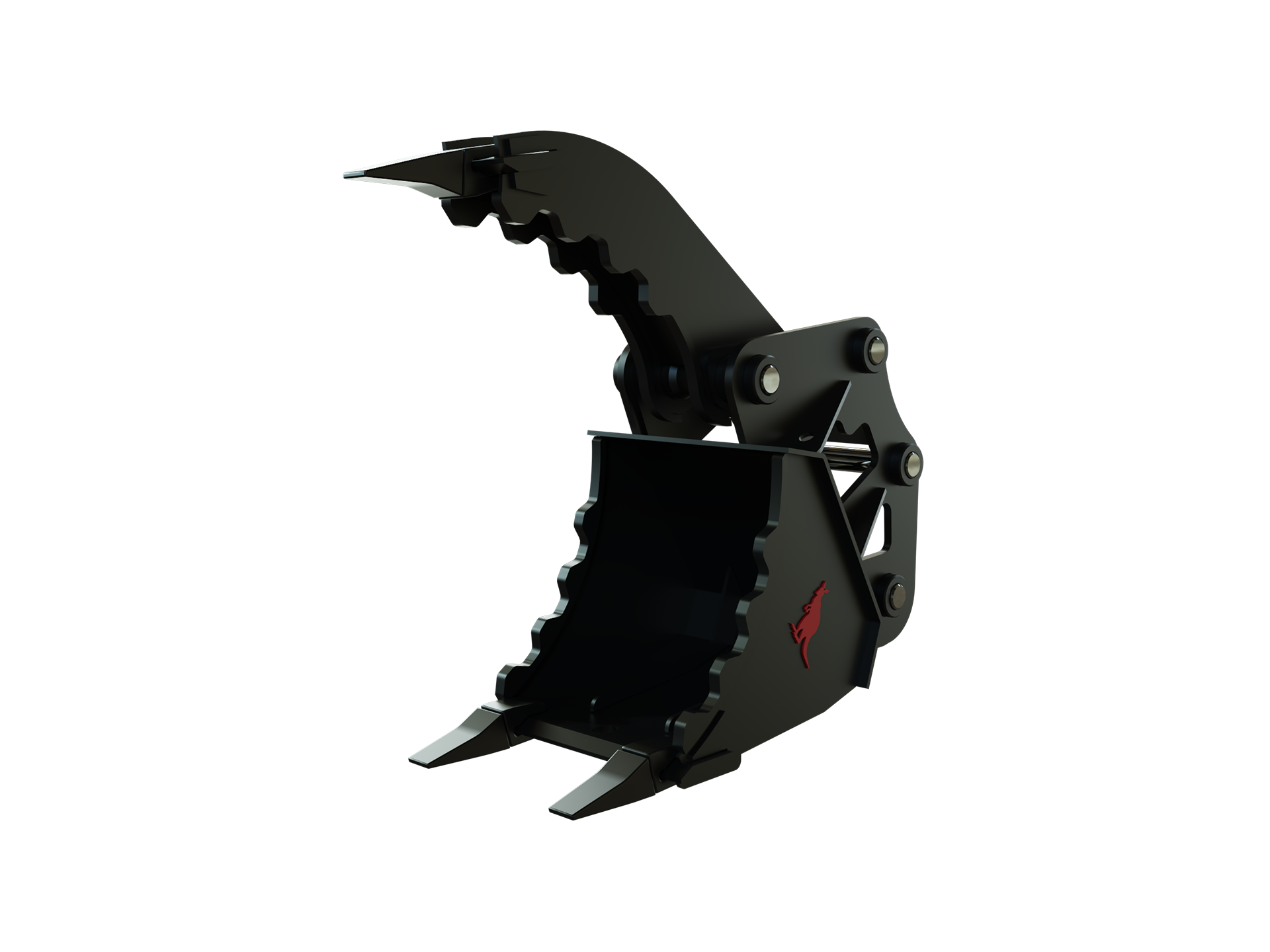 3T - 3.5T Grapple Bucket - Roo Attachments