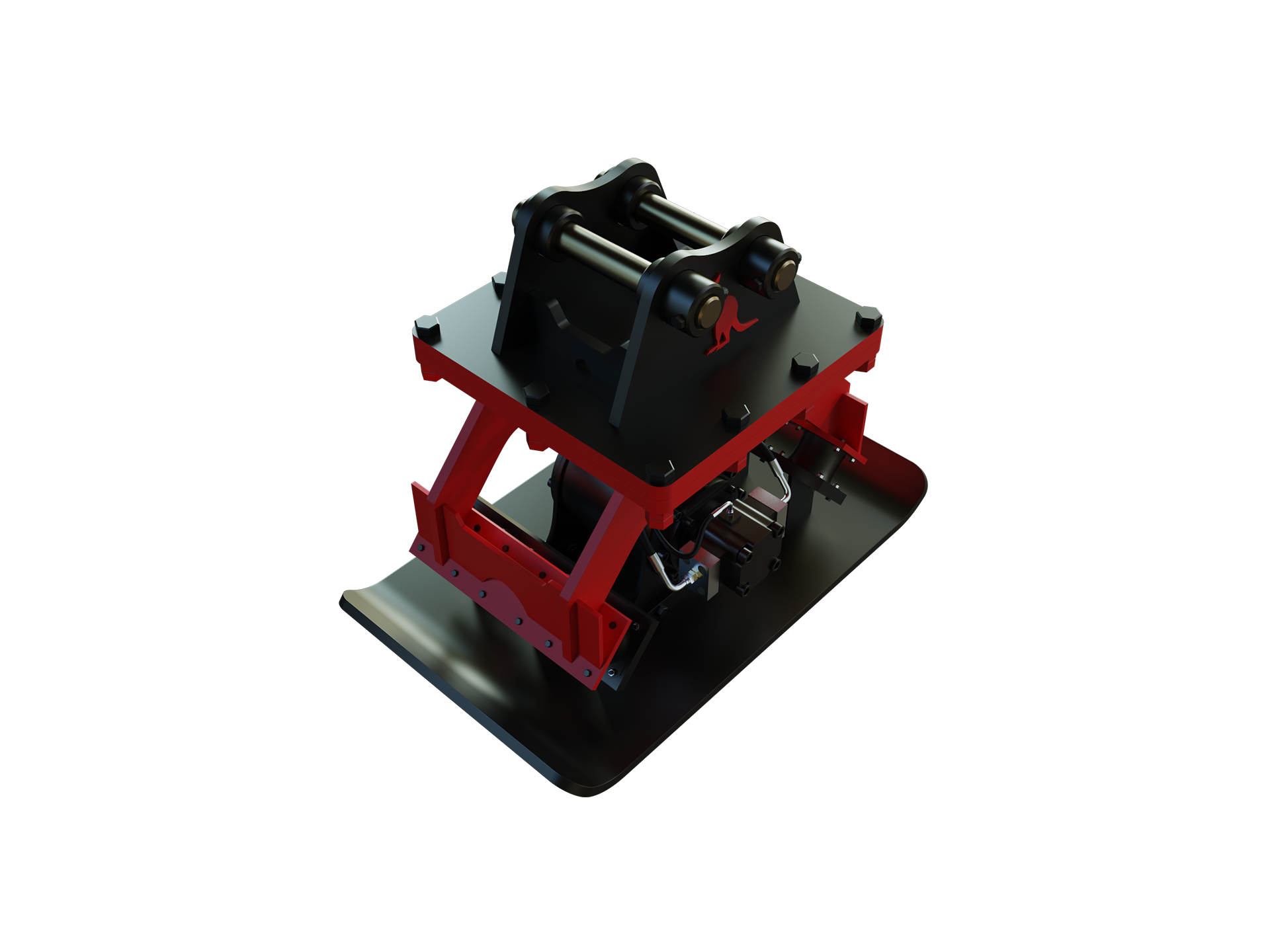 RC-02 2T - 3T Hydraulic Compactor Plate - Image 2