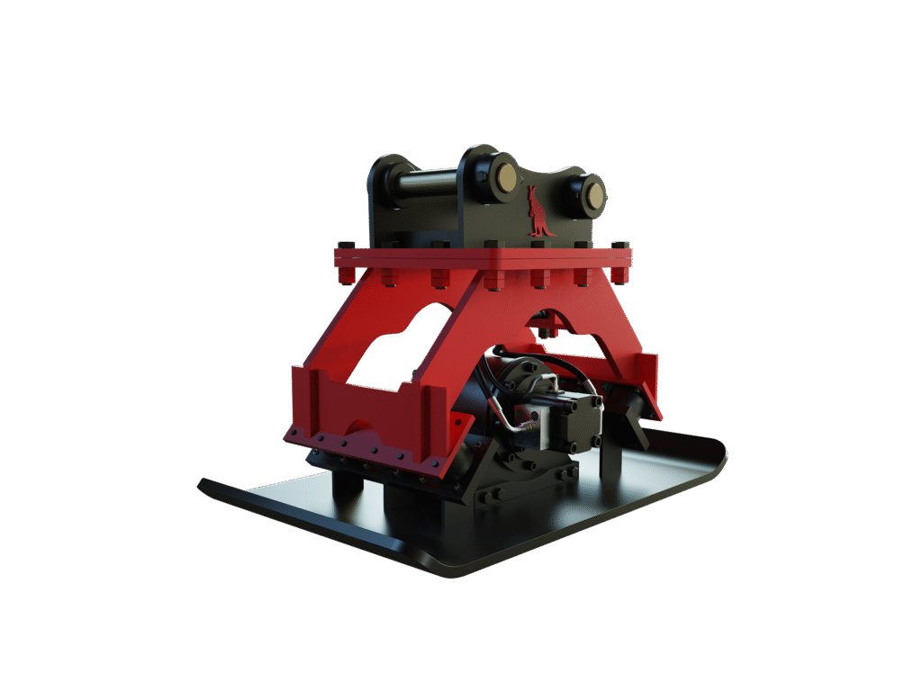 Compactor Bracket RC-04 4T - 6T Hydraulic Compactor Plate - Roo Attachments