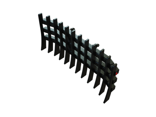 15T - 20T Wheel Loader Stick Rake 3000mm