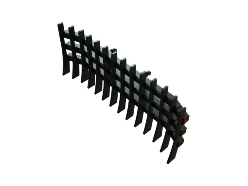 15T - 20T Wheel Loader Stick Rake 3500mm