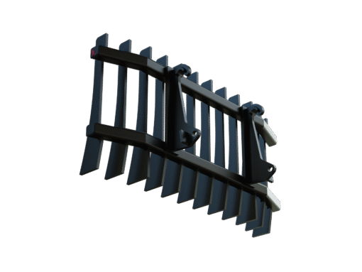 7T - 10T Wheel Loader Stick Rake 2400mm - Image 6