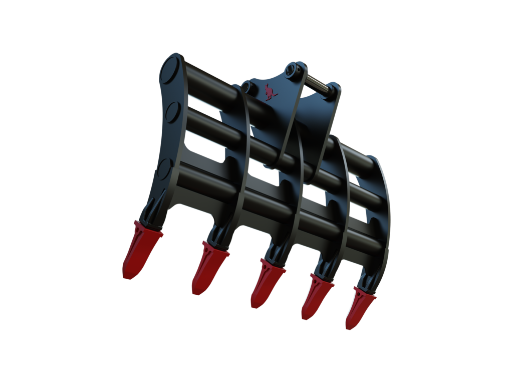 10T - 14T HD Root Rake 1700mm - Roo Attachments